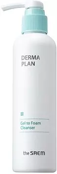 The Saem Derma Plan Gel to Foam Cleanser