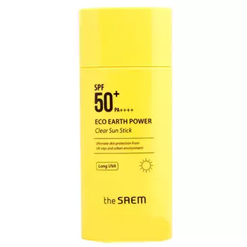 The Saem Eco Earth Power Clear Sun Stick SPF PA