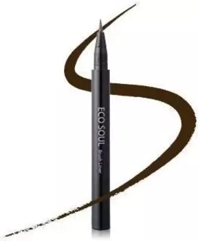 The Saem Eco Soul Brush Liner Deep Brown