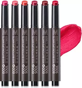 The Saem Eco Soul Kiss Button Lips Matte