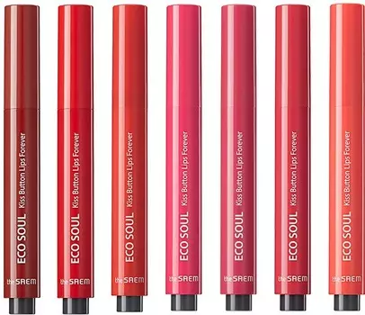 The Saem Eco Soul Kiss Button Lips Forever