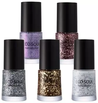 The Saem Eco Soul Nail Collection Glitter