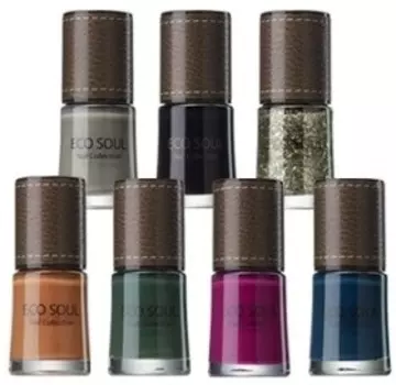 The Saem Eco Soul Nail Collection Leather Bag