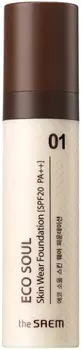 The Saem Eco Soul Skin Wear Foundation Glow SPF PA