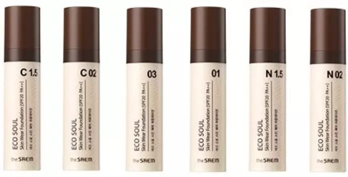 The Saem Eco Soul Skin Wear Foundation