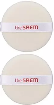 The Saem Flocking round puff P