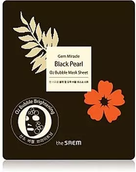 The Saem Gem Miracle Black Pearl O Bubble Mask Sheet