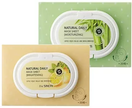 THE SAEM Natural Daily Mask Sheet Brightening