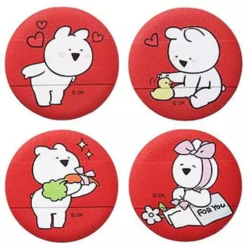 The Saem Over Action Little Rabbit Love Me Cushion Puff