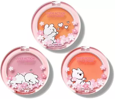 The Saem Over Action Little Rabbit Saemmul Single Blusher