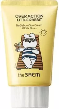 The Saem Over Action Rabbit Eco Earth Power No Sebum Sun Cream SPF PA