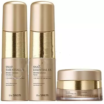 The Saem Snail Essential EX Wrinkle Solution Skin Care Set