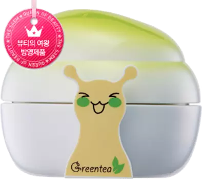 The Saem Snail Green Tea Sparkle Cream SPF PA