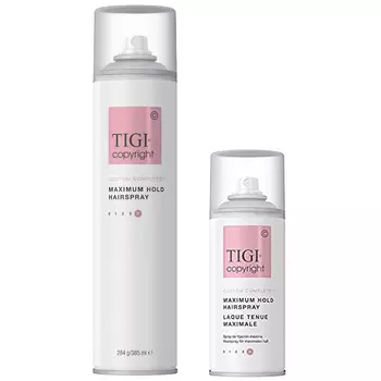 TIGI Copyright Custom Care Maximum Hold Hairspray