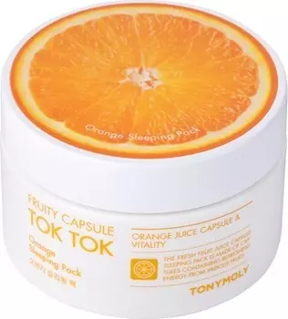 Tony Moly Fruity Capsule Tok Tok Sleeping Pack Orange