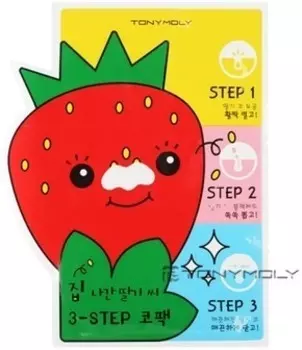 Tony Moly Homeless Strawberry Seeds step Nose Pack