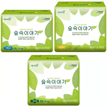 Yejimiin Tencel Eucalyptus Surface Sanitary Pads