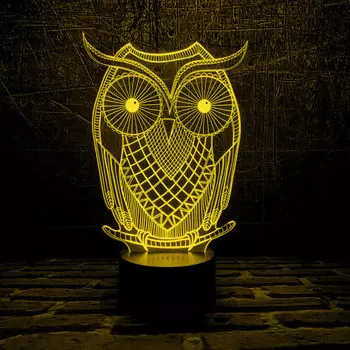 3D Светильник Филин