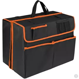 Автомобильный органайзер Carmeleon черный с оранжевым