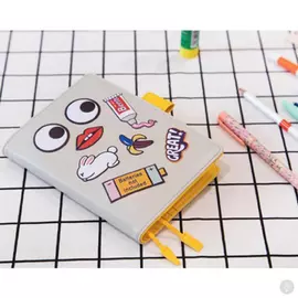 Блокнот-органайзер серый А5