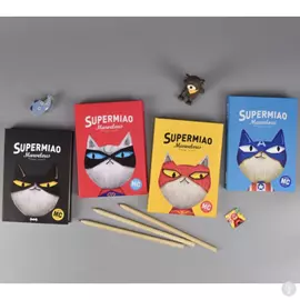 Блокноты в твёрдой обложке Super Miao