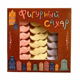 Цветной фигурный сахар ручной работы Усы