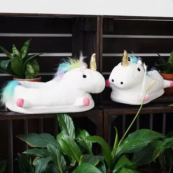 Cветящиеся плюшевые Единороги v2 белые