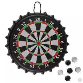 Дартс магнитный с пивными крышками большой