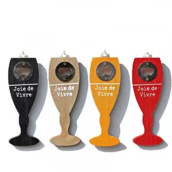 Деревянная Ретро открывашка Бокал