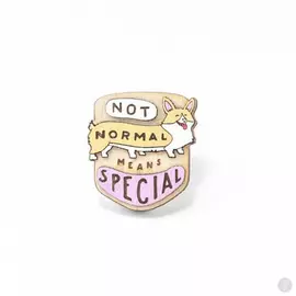 Деревянный пин Waf-Waf Корги Special