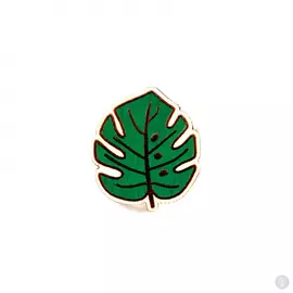 Деревянный пин Waf-Waf Монстера