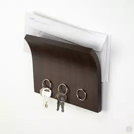 Держатель для ключей и писем Magnetter темный