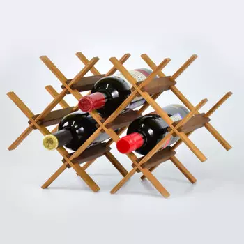 Держатель для винных бутылок из массива ясеня