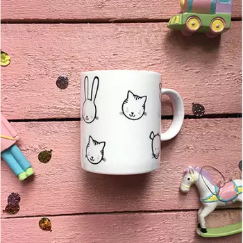 Фарфоровая кружка Ферма