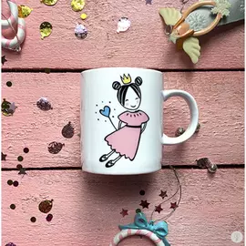 Фарфоровая кружка Маленькая королева