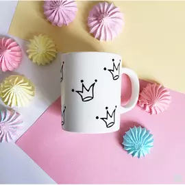 Фарфоровая кружка My little crown
