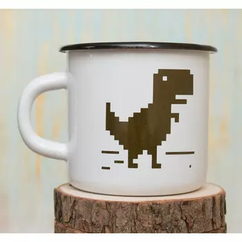 Эмалированная кружка Chrome