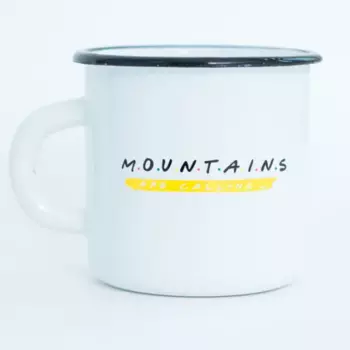 Эмалированная кружка Mountains Are Calling