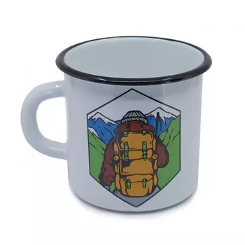 Эмалированная кружка Путешественник