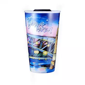 Керамический термостакан Faces Places Белые ночи