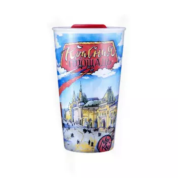 Керамический термостакан Faces Places Красная площадь