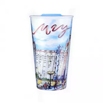 Керамический термостакан Faces Places МГУ