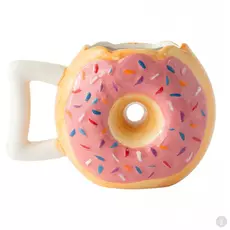 Кофейная кружка Donut coffee mug клубничная