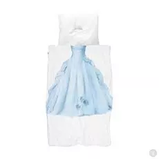 Комплект постельного белья Snurk Принцесса снежно-голубой 150 х 200 см.