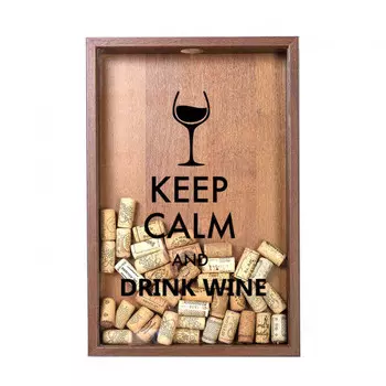 Копилка-рамка для винных пробок (разные дизайны)