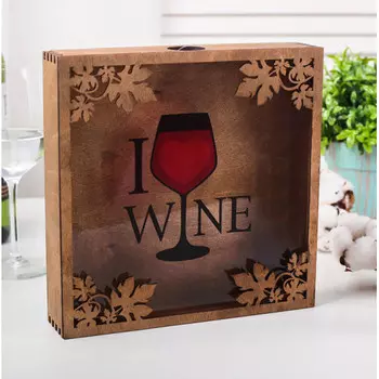 Копилка для пробок Я люблю вино