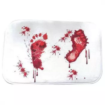 Коврик для ног Кровавые следы