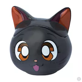Кружка с крышкой Кошка Луна