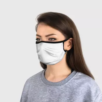 Маска защитная со сменными фильтрами Белая