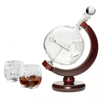 Набор для напитков Globe с самолетом